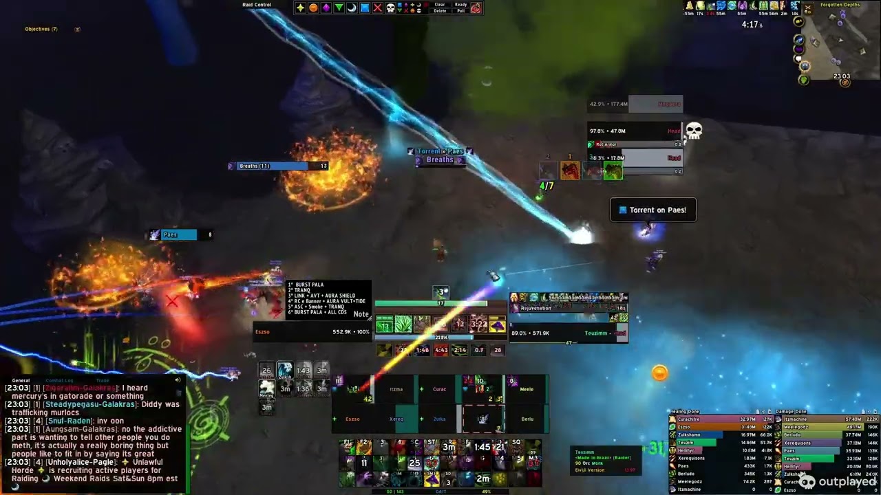 MEGAERA 10man HEROIC | RESTO DRUID POV | Made in BRAZIL - First Kill