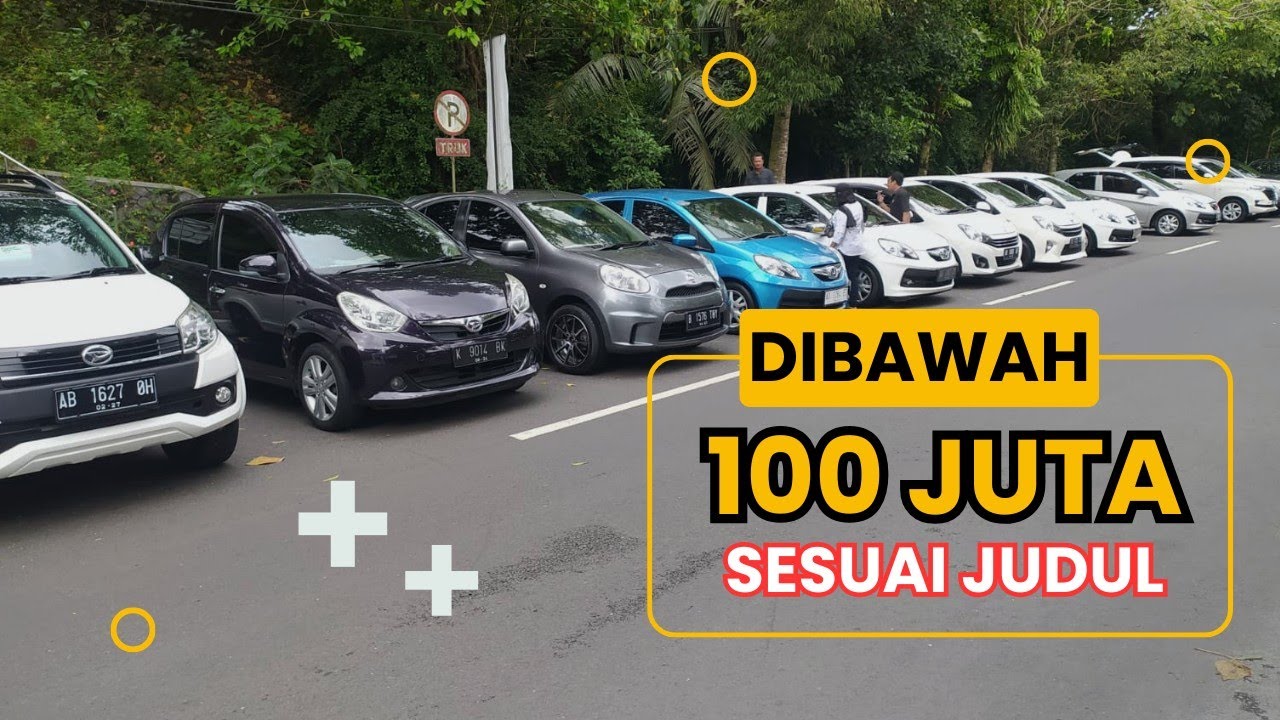 MOBIL BEKAS MURAH DIBAWAH 100JUTA BERBAGAI MACAM MERK ADA
