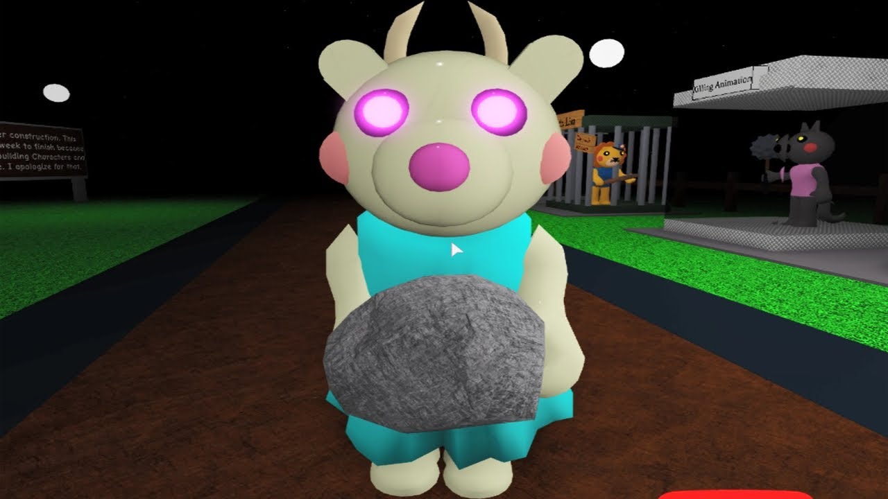 NEW ROBLOX PIGGY Gabriella Goat   JUMPSCARE  - Custom Characters