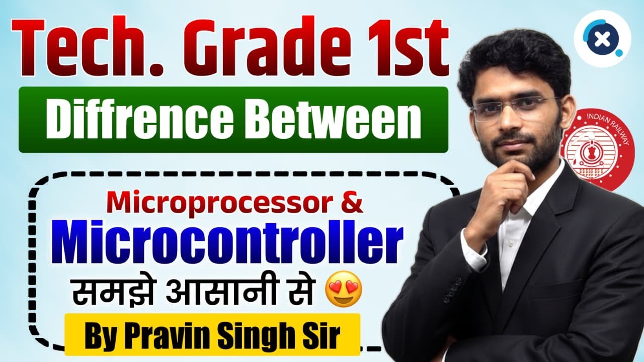 RRB Technician Grade 1 | Microprocessor & Microcontroller Full Concept in One Video | Pravin sir