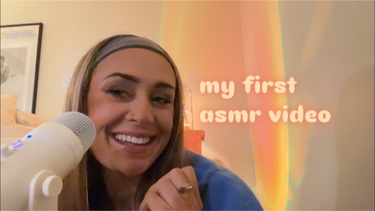 my first asmr video 🤎