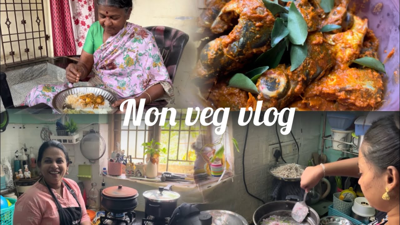 Chittoor kathirikai la fish kolambu | fish puttu,fish fry orey fish variety dhan 😋