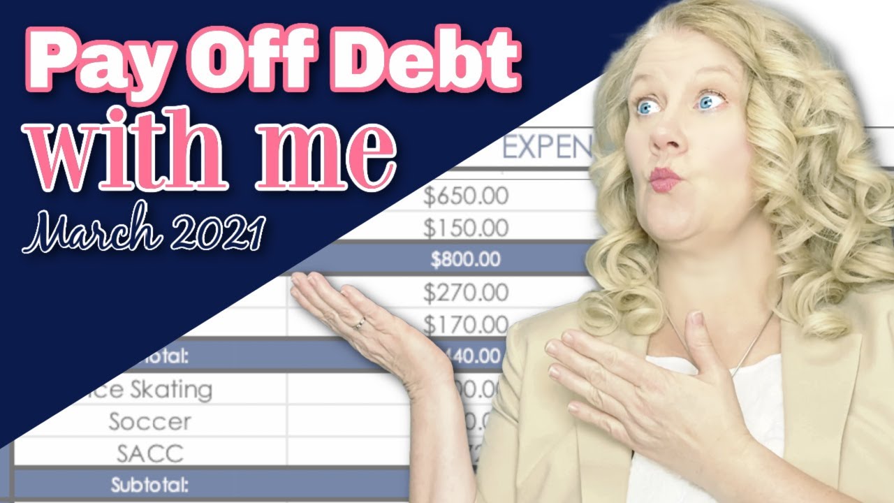 Budget With Me 2021 || Budgeting to Pay Off Debt