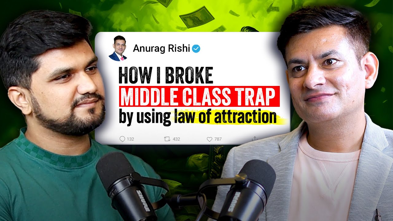How he Broke Middle Class Trap by using Law Of Attraction ft. @ANURAGRISHI On DBC Podcast