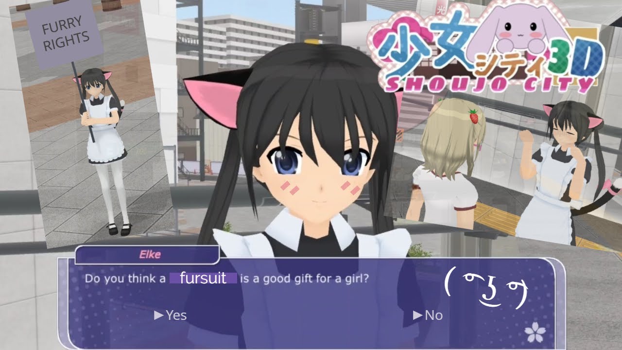Shoujo city 3D | Elke's ending + room tour (again ×2)