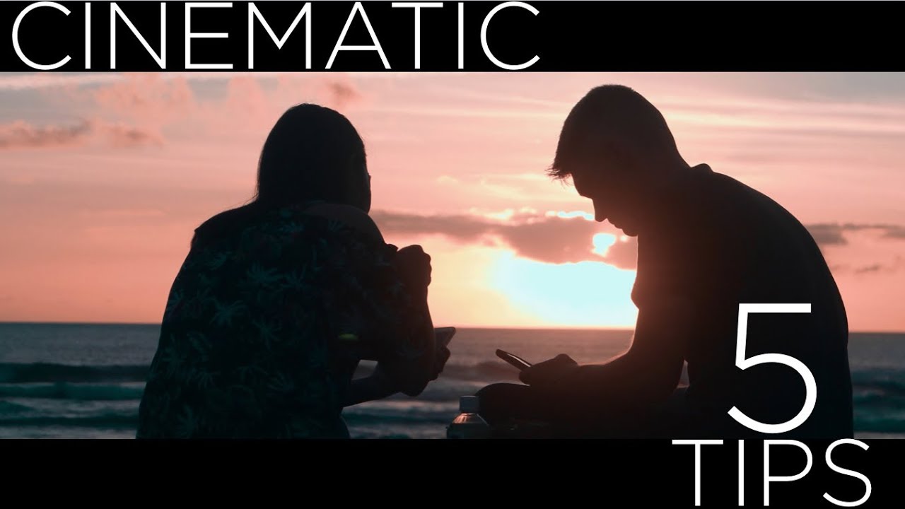 映画っぽい動画を作る5つの方法