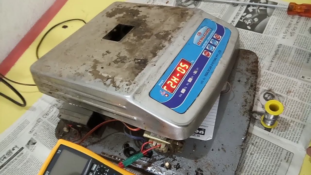 How to repair Electronics weight machine (computer Kanta)