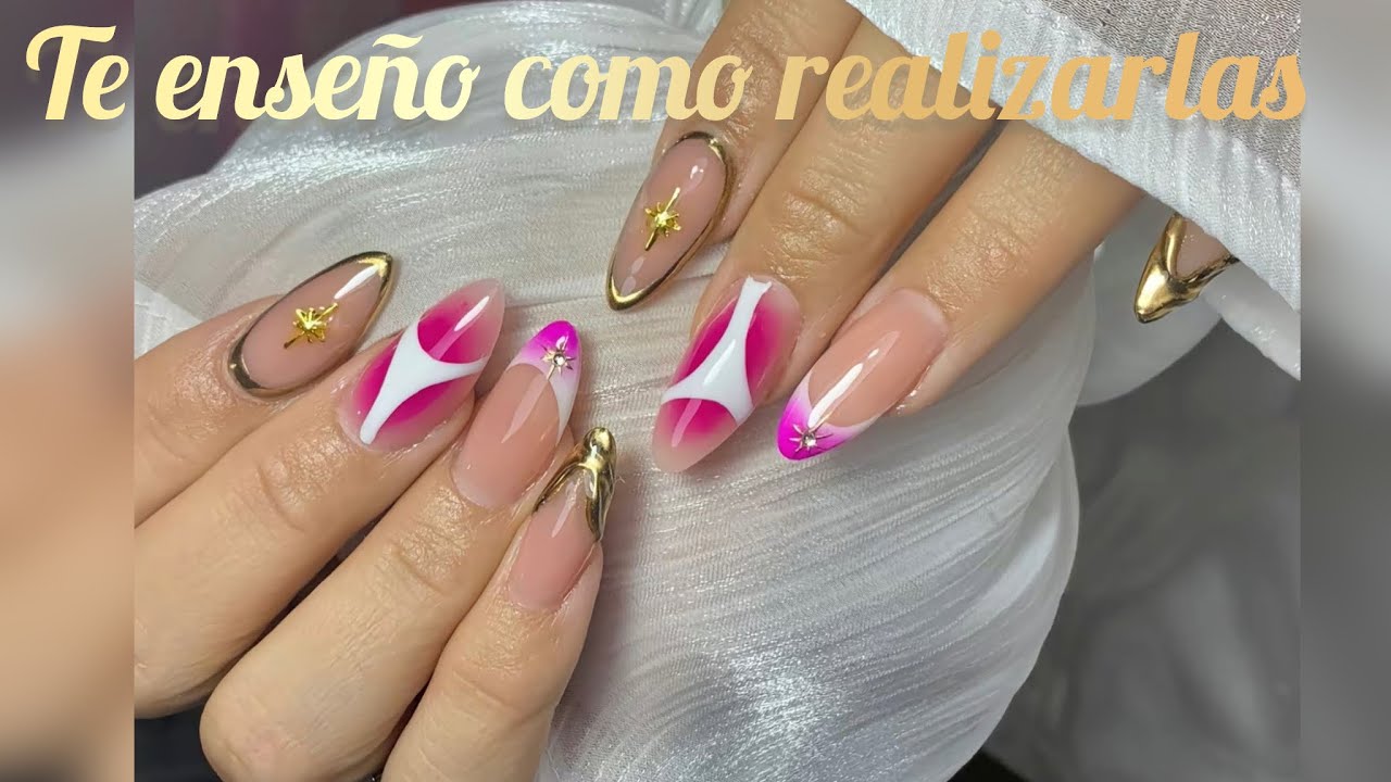 COMO HACER UÑAS TENDENCIA 2024! Paso a paso!
