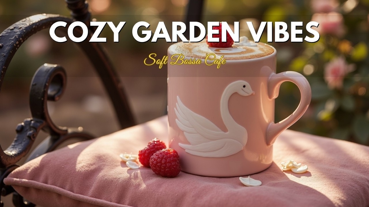Bossa Nova Cafe Music 🌸 Легкий джаз для расслабляющих моментов | Уютная атмосфера сада