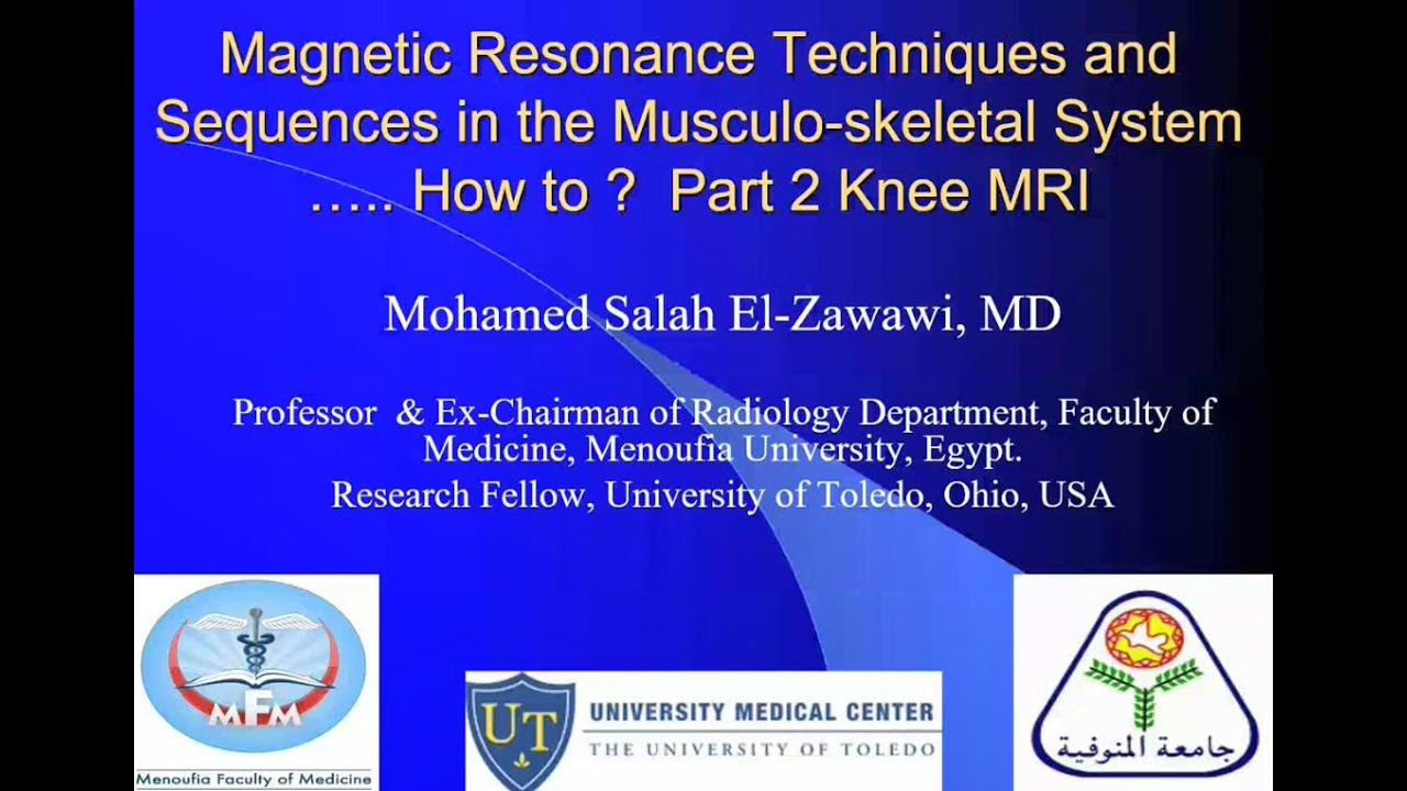 07. MSK (2) ... Knee ... Prof. Dr. Mohamed Elzawawi