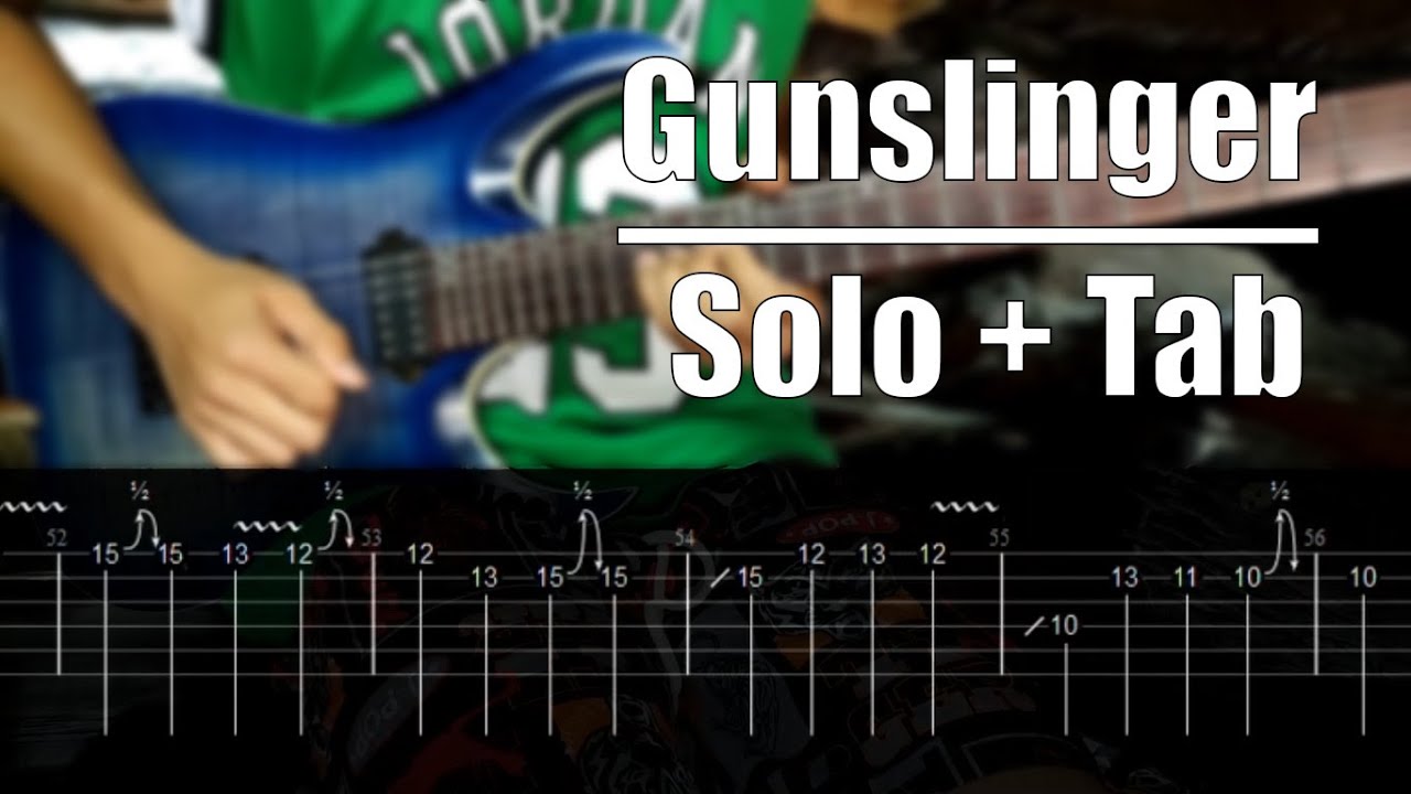 Avenged Sevenfold - Gunslinger - (Guitar Solo Cover) + Tab