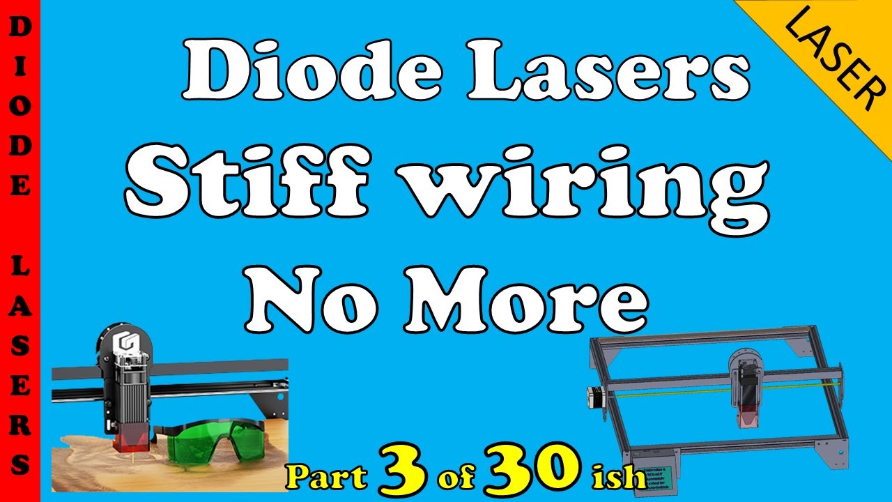 Laser wiring make it softer add extra wires for z lift limit switch and air assist