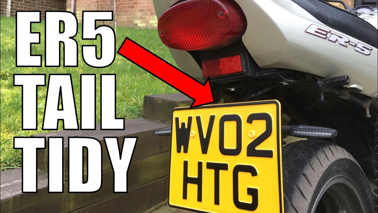 The COOLEST Bike Mod! [Kawasaki ER5 Build - Tail Tidy]