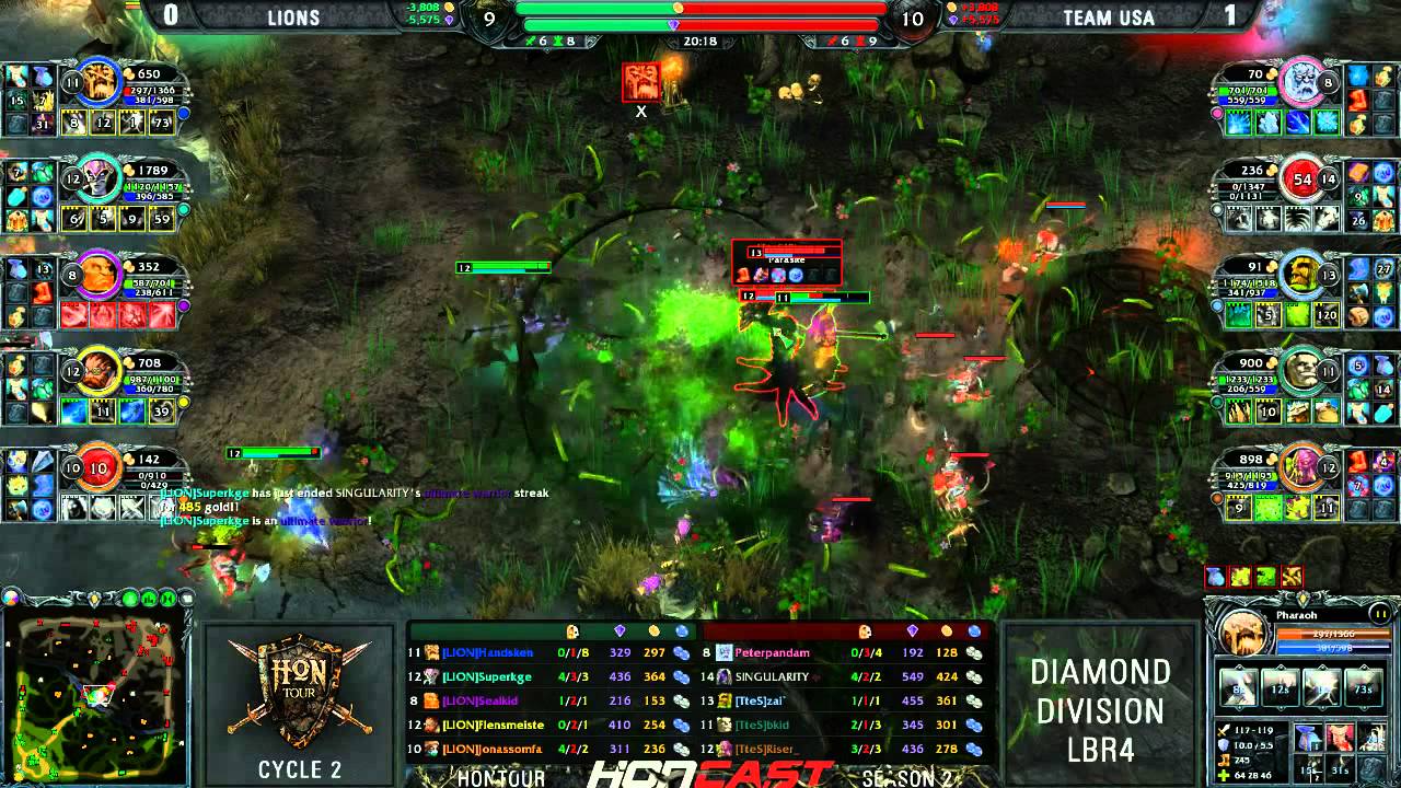 HoN Tour S2 Cycle 2 LBR4 - LION vs USA game 2