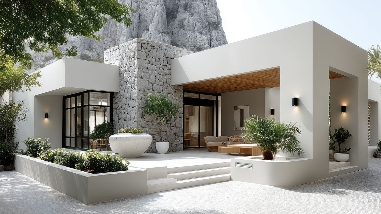 Mediterranean Light, Minimalist Space | A Cinematic Home Tour