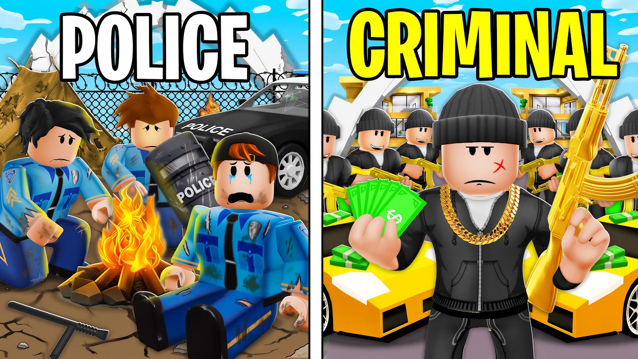 Brookhaven RP But It's POLICE Vs CRIMINAL..