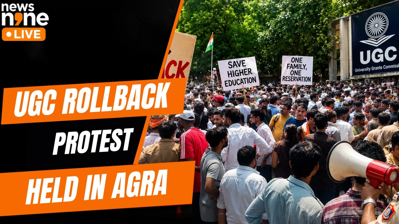 UGC Rollback: Protest Held In Agra, Memorandum Submitted | News9