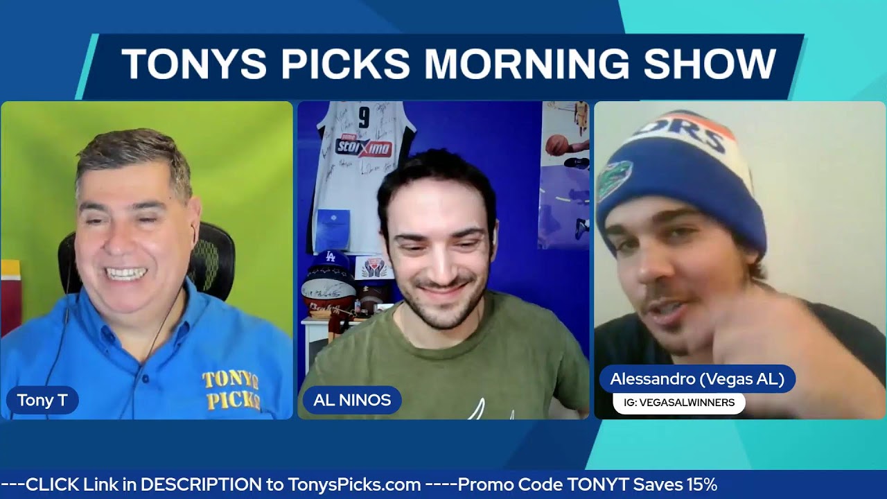 Live NBA NCAAB Picks Tonys Picks Morning Show 2-7-2026