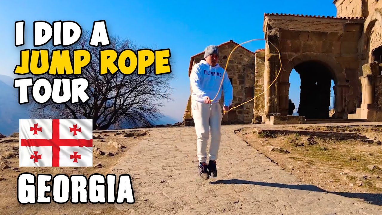 Jumping Rope Tour: Fitness Meets Adventure in Georgia! #tbilisi #travel #georgia