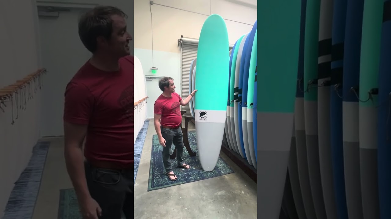 BEST SOFT TOP LONGBOARD SURFBOARD | THE DEGREE 33 ULTIMATE  HYBRID EPOXY SOFT TOP