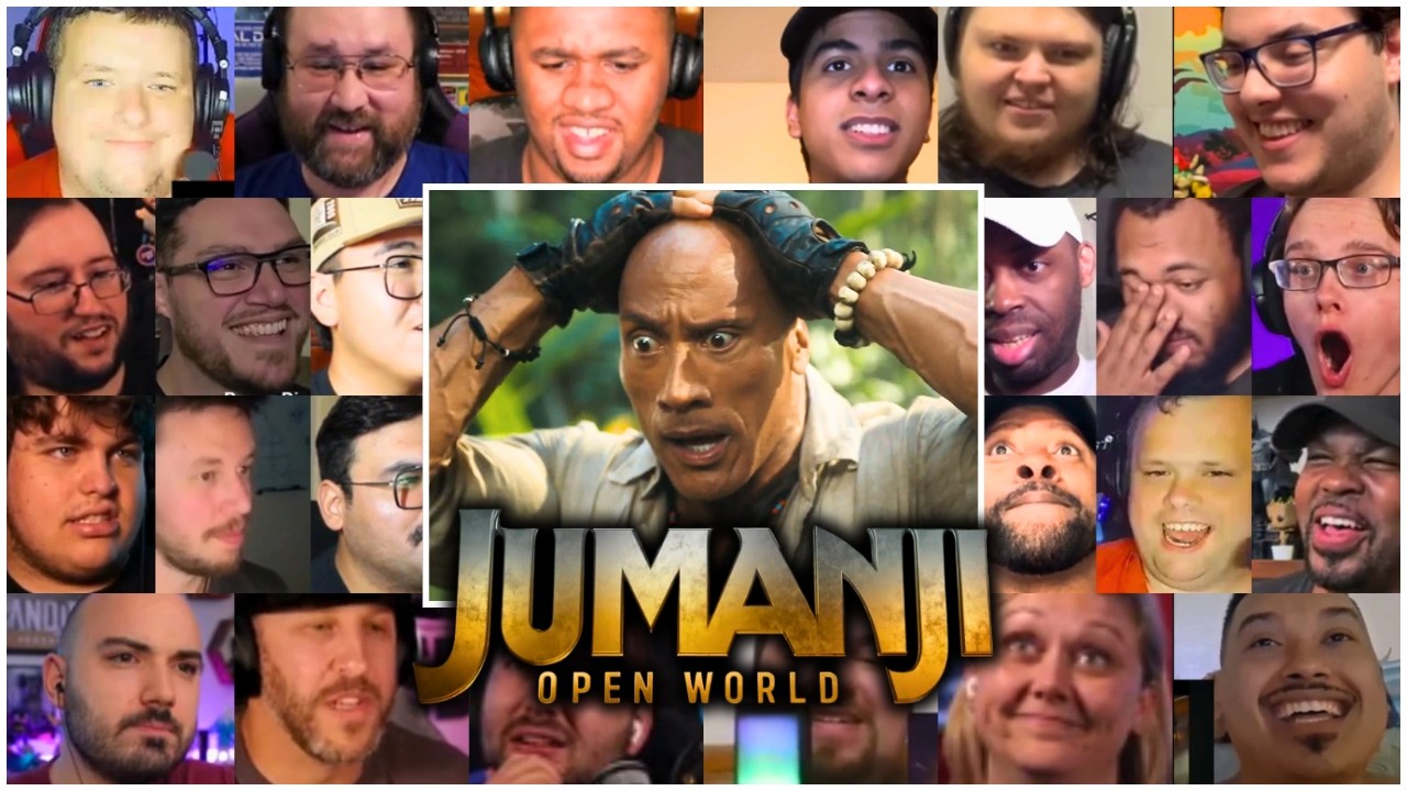 Jumanji: Open World Official Trailer Reaction Mashup | Jumanji: Open World Reaction Mashup