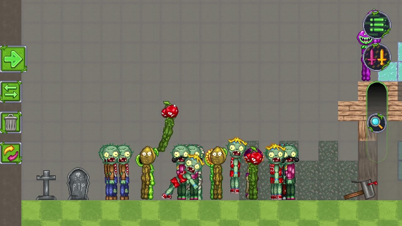 Plantas vs Zombies - Lanza Guisantes y Him
