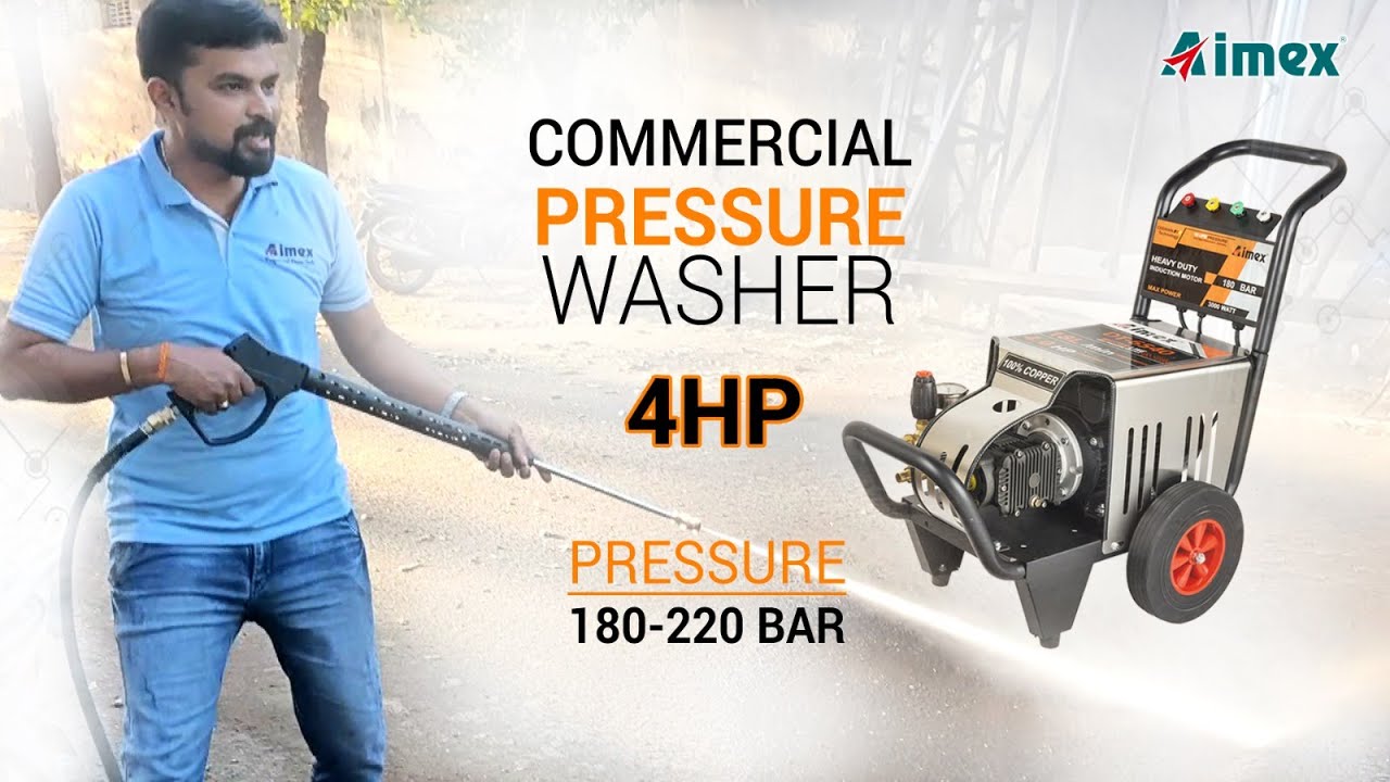 Aimex commercial Car Washer Machine | DT-6540 High Pressure Washer 4 Hp | Aimex High Pressure Washer