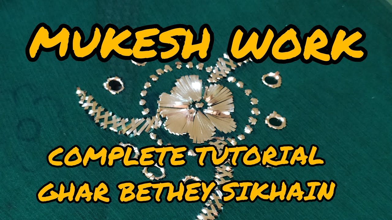 Mukesh Work | Kaam dani work |Complete Tutorial | Ghar Bethey Mukesh Work Sikhain