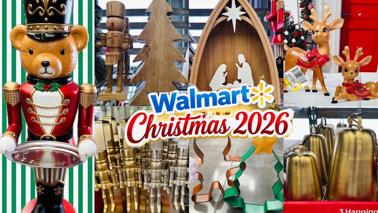 НОВИНКИ рождественского декора 2026 в Walmart 🎄 Самый милый медведь (Blow Mold) + коллекция My Te...