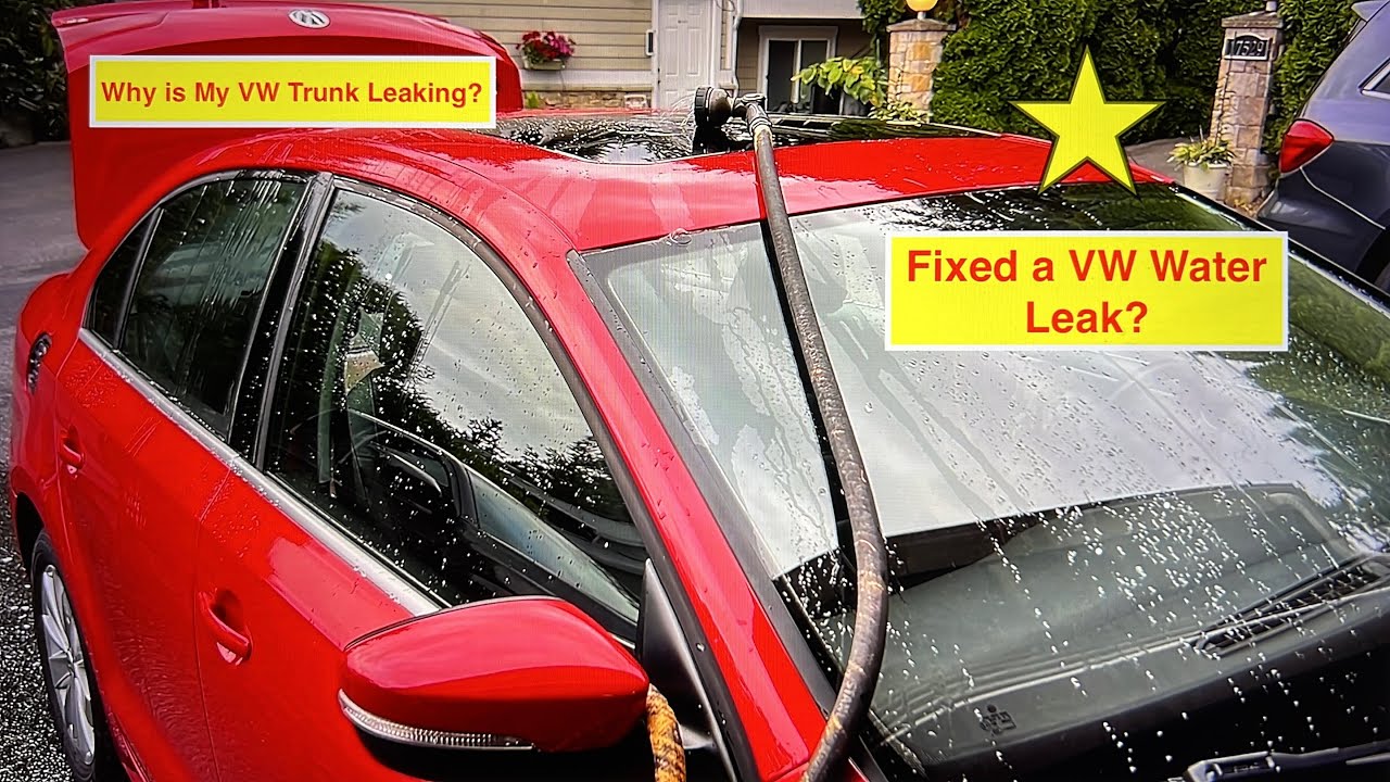 Volkswagen Trunk Water Leak! How Water Gets In?