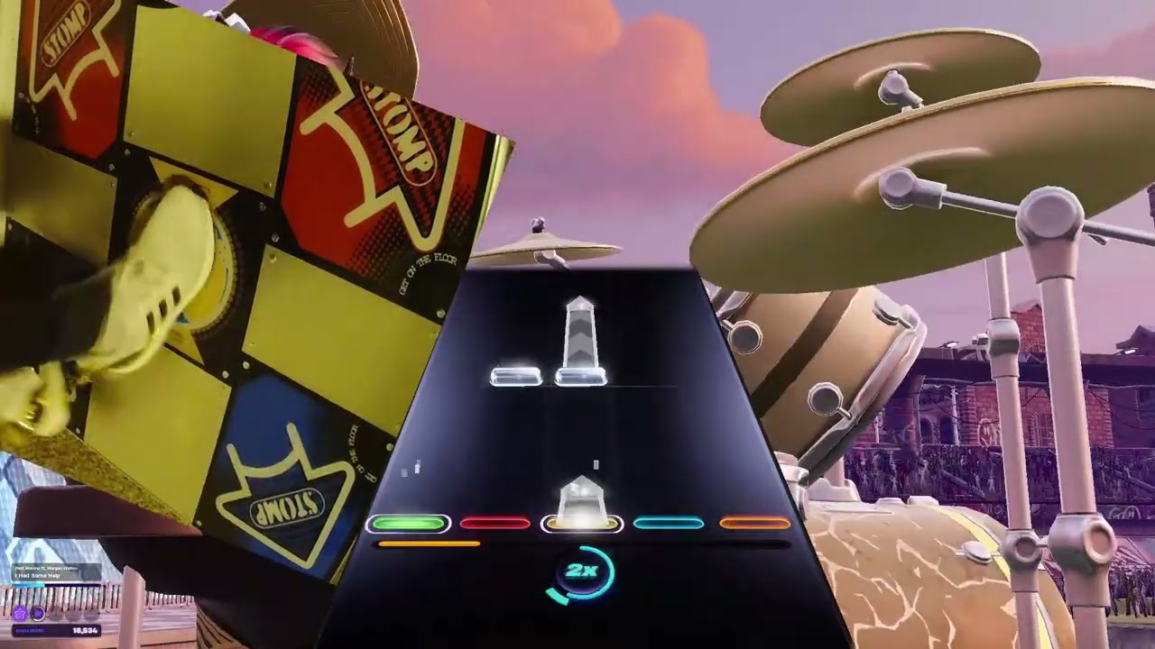 Pump It Up Fortnite Festival Expert: I Had Some Help Post Malone ft. Morgan Wallen Drum