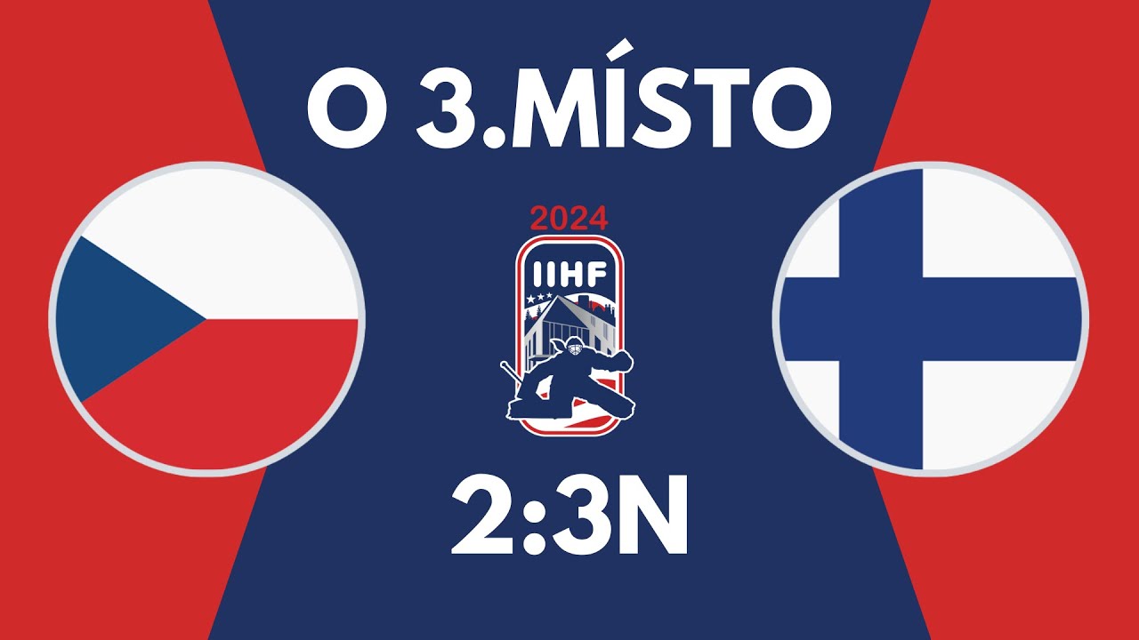 SESTŘIH | Česko - Finsko | 2:3N | MS Žen 2024 O 3.místo (O Bronz)
