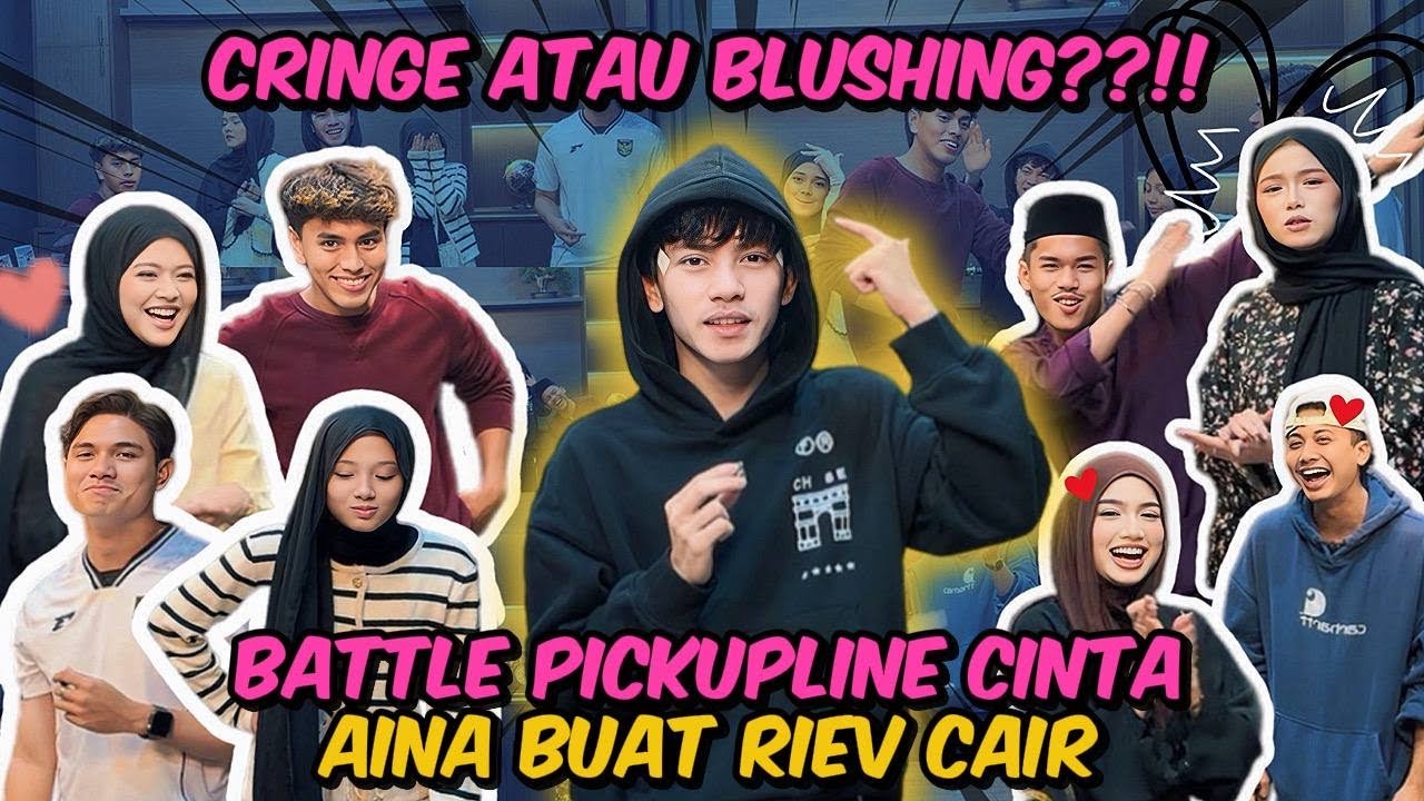 BATTLE PICKUPLINE KEMBALI..AINA BUAT RIEV CARI..DARCELLA BERAKSI