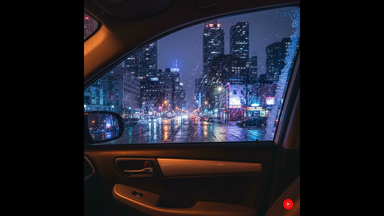 POV: You’re in the passenger seat driving through the city on a cold night 🌃🚗