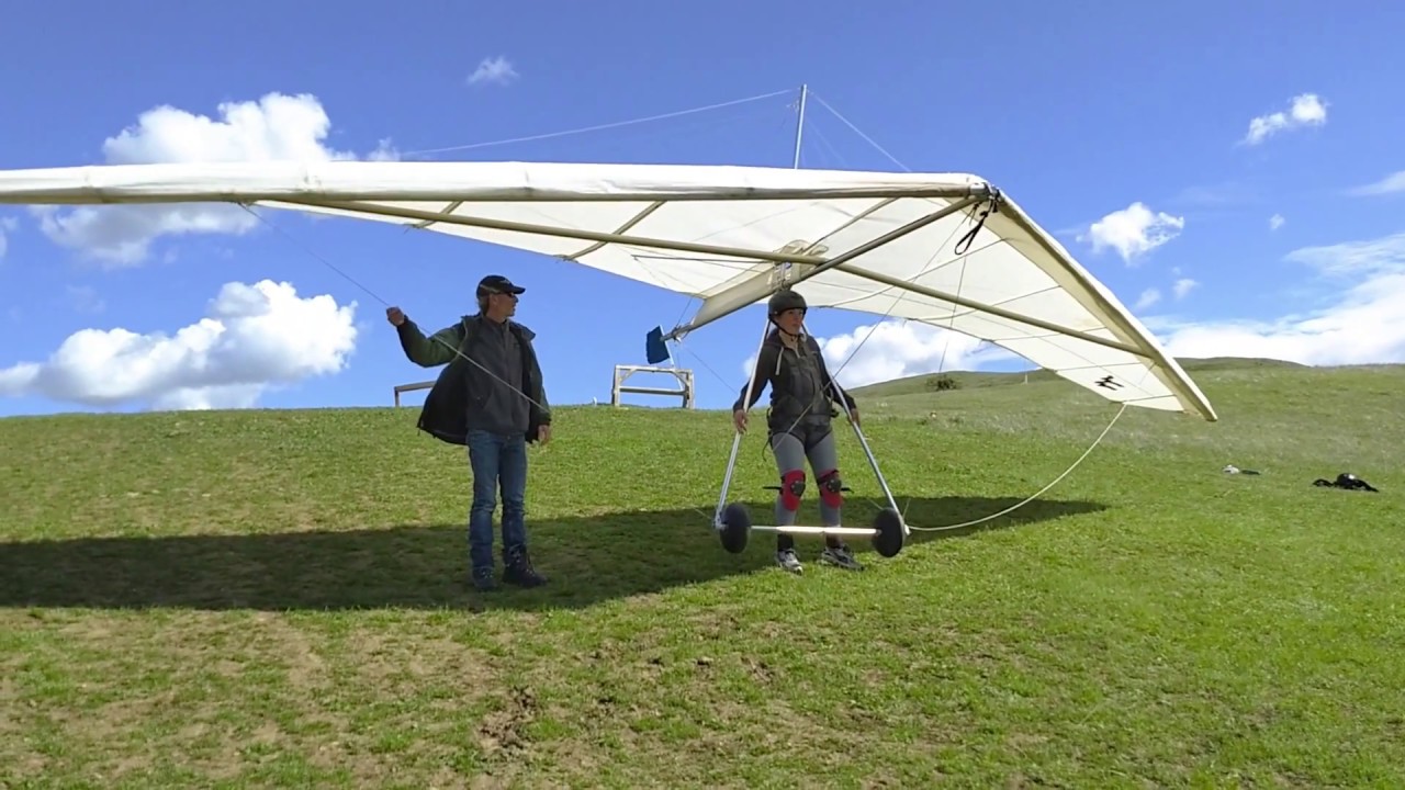 Tres Pinos, CA Hang Gliding Lesson 3 (Sequoia Ayers - 15 year old girl)