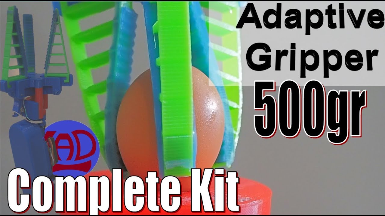 Адаптивный захват V2 0-Complete Kit-3D печатные детали и код Arduino-FIN RAY EFFECT-L293D Controller