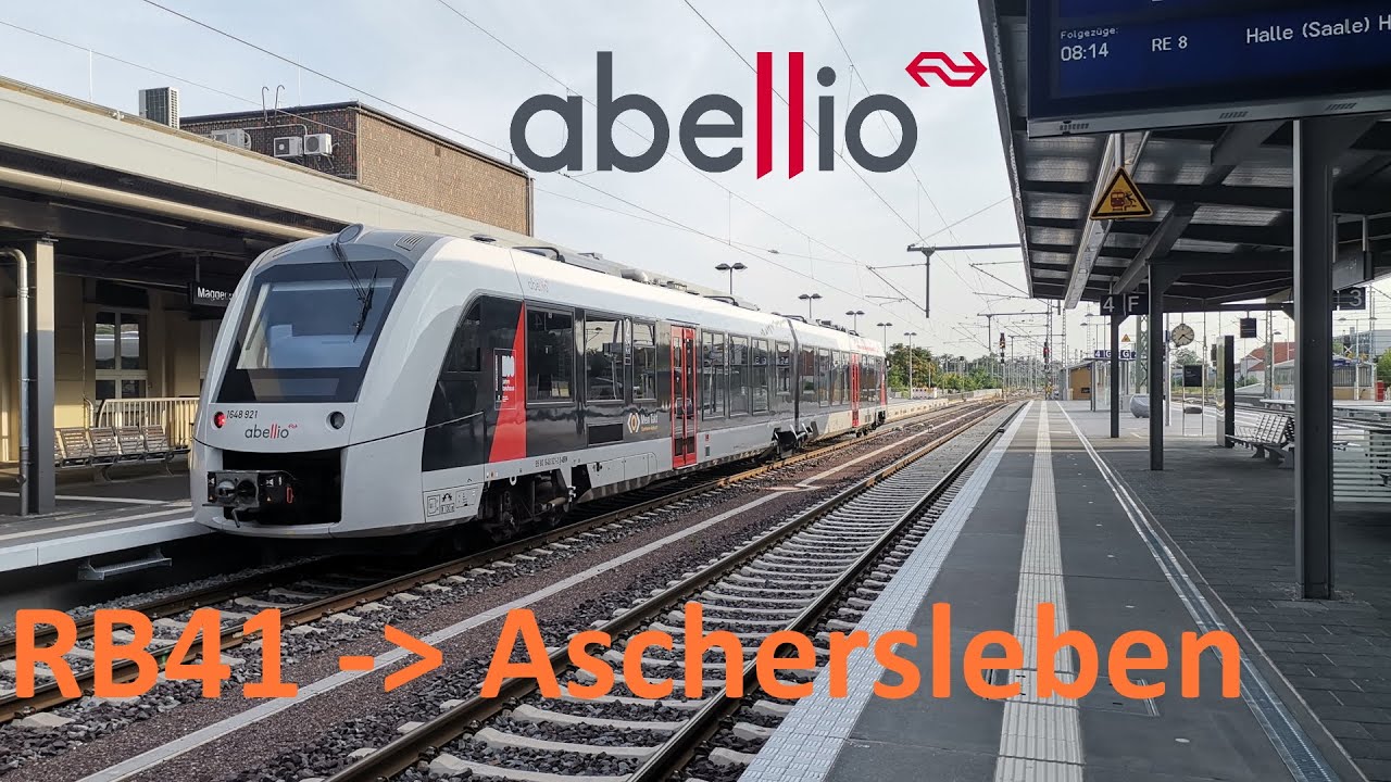 Führerstandsmitfahrt | Abellio RB 41 (80403) nach Aschersleben | TS 2022