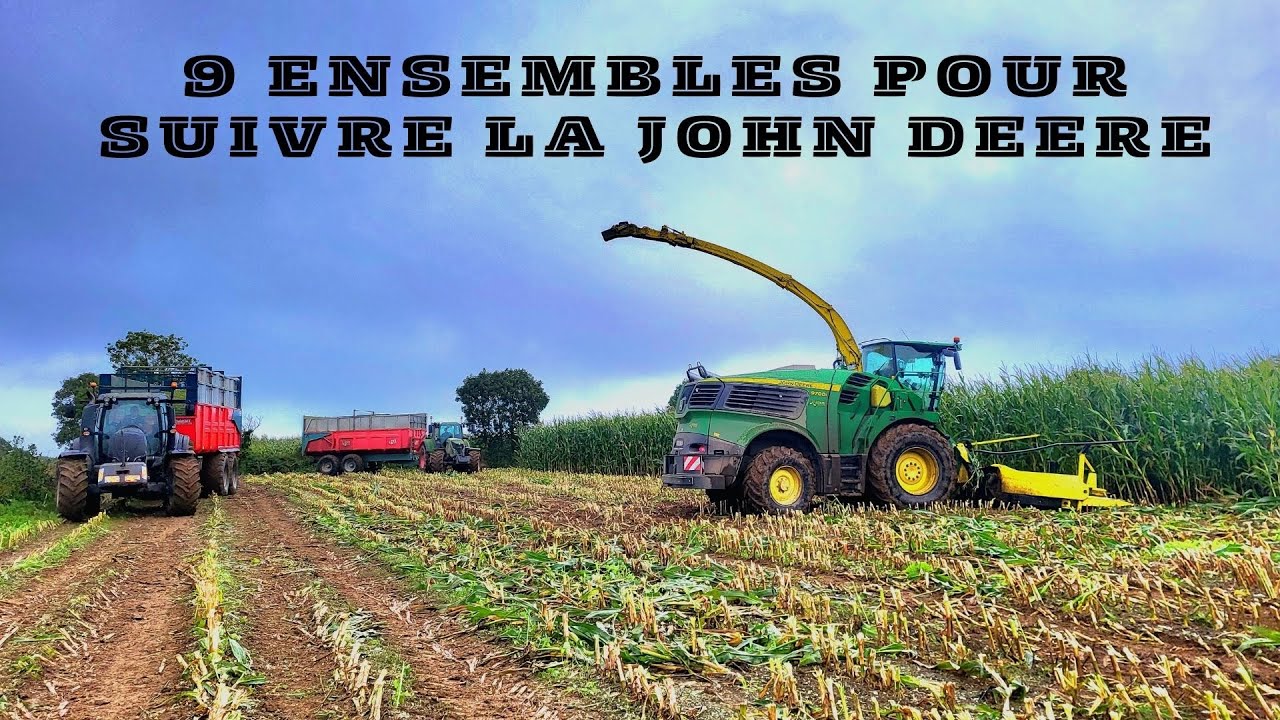Ensilage de maïs 2024 🌽 9 ensembles 🚜 JD9700