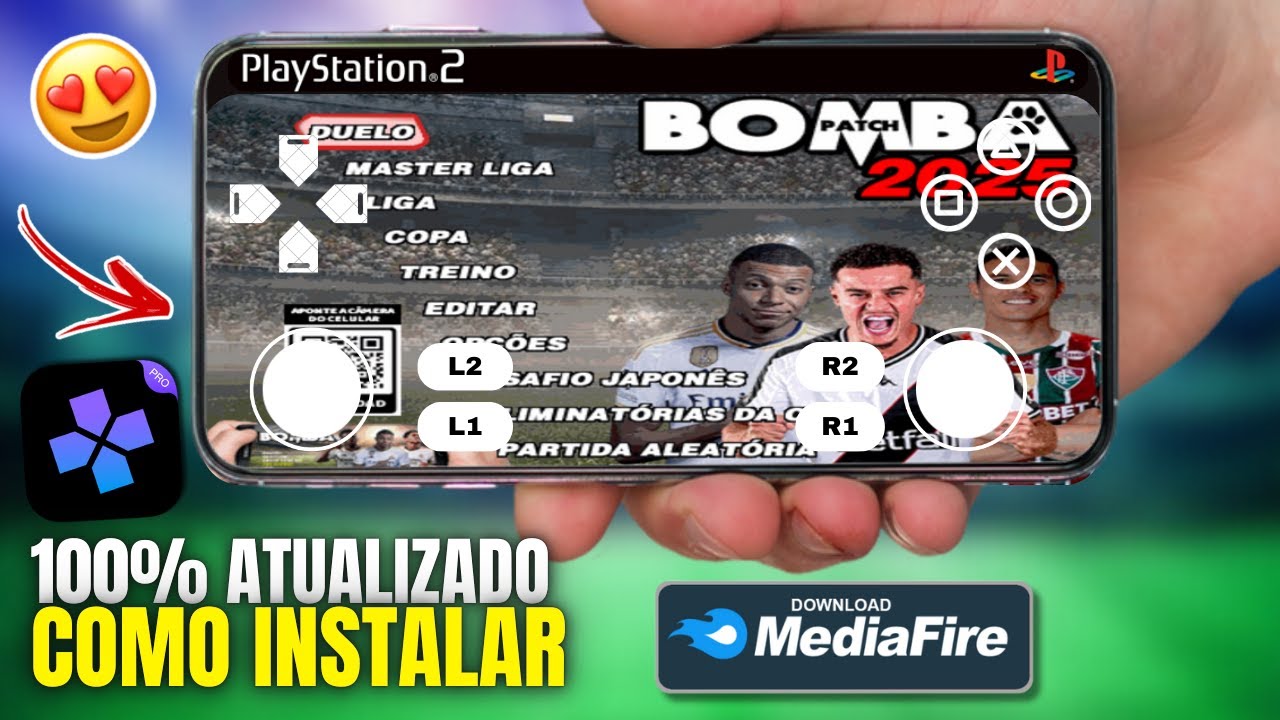 Como Instalar o BOMBA PATCH 2025 de PS2 No Seu Celular Android! 100% ATUALIZADO 😍