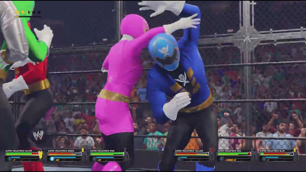 WWE 2K25: The Super Megaforce Hell in a Cell Match