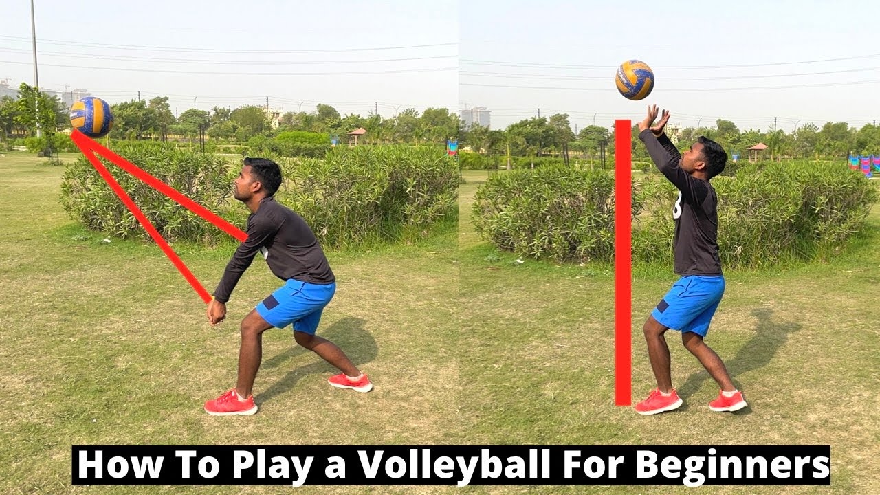 How To Play Volleyball Beginners || Underhand & Finger || #abvolleyball