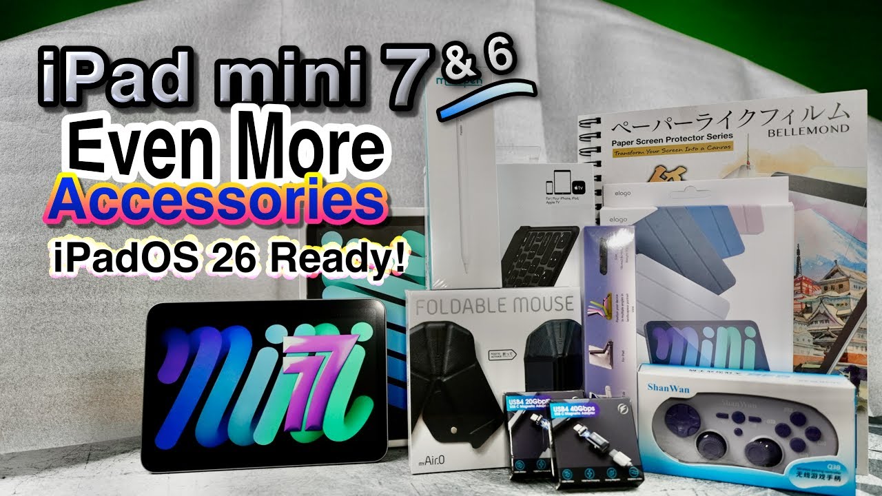 iPad Mini 7 Even MORE Accessories You’ll Likely Use! (Keyboard, Stand, Pencil USB-C & More)