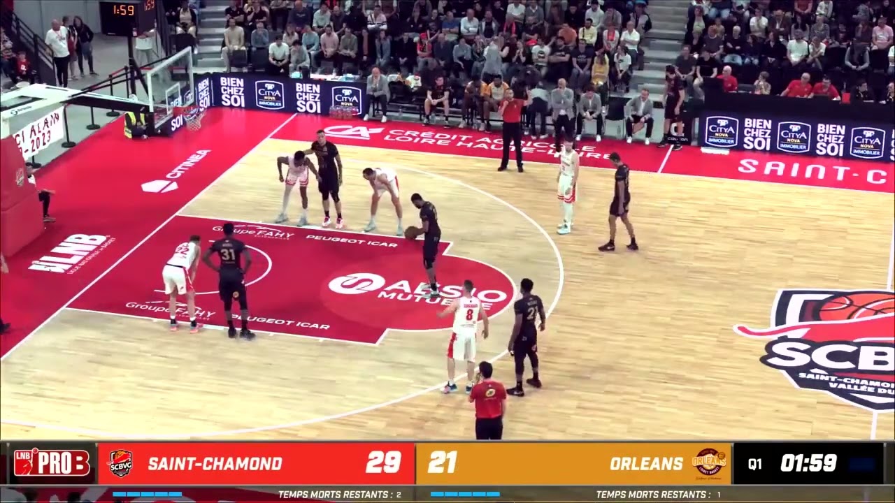 Tyran Delattibeaudiere basketball . Orleans France basketball LNB ProB