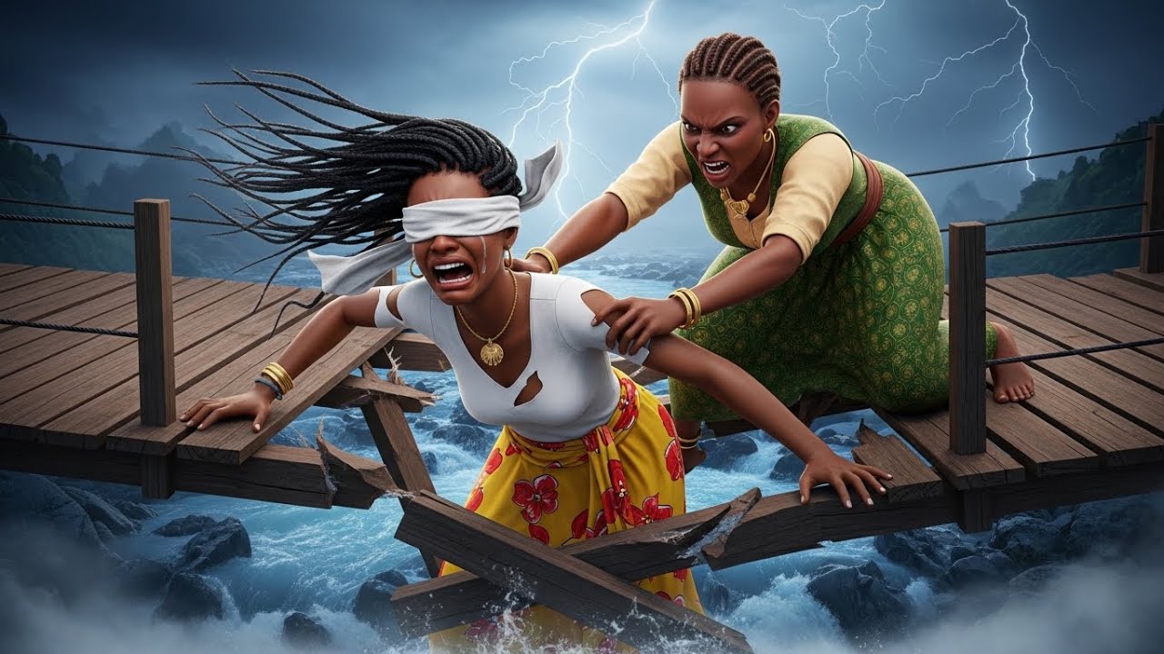Out of Jealousy, She Pushed Her Blind Stepdaughter Over a Bridge What Happened Next….