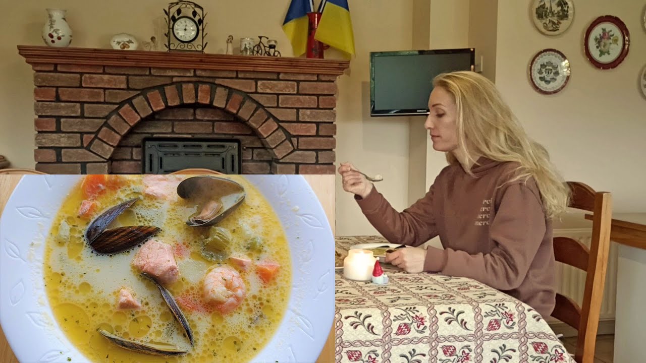 Irish Seafood Chowder Soup, Life in Ireland, Slow Living, Aesthetic Silent Vlog