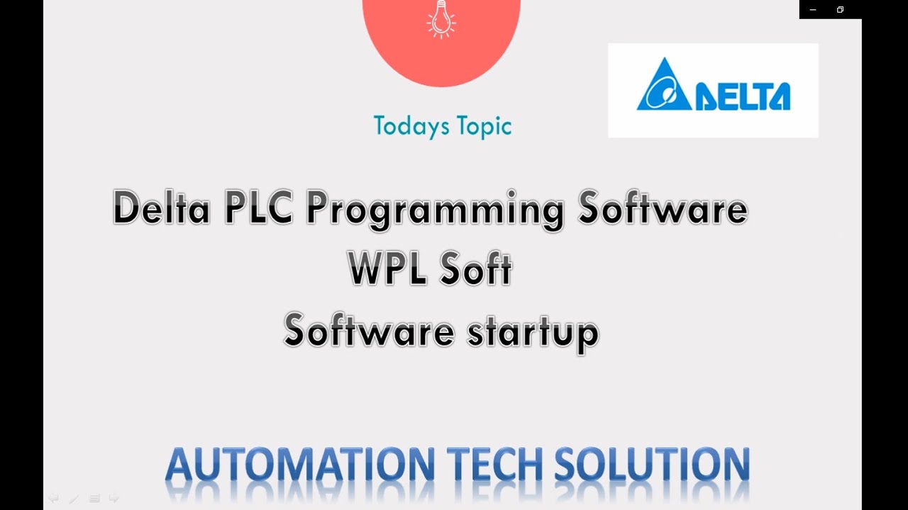 Delta PLC | WPL soft software | Software startup