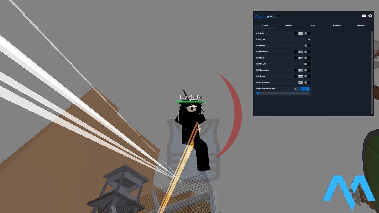 Raiding With Matrix Silent Aim in Zee hood