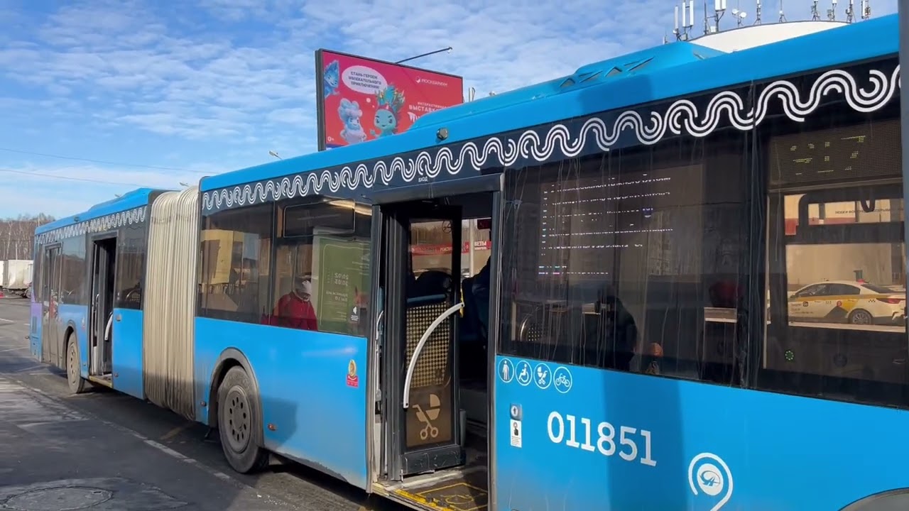 Автобус ЛиАЗ-6213.65[2022г.в.] с маршрутом 917 ”2-й Микрорайон Южного Бутова - Расторопово“ 