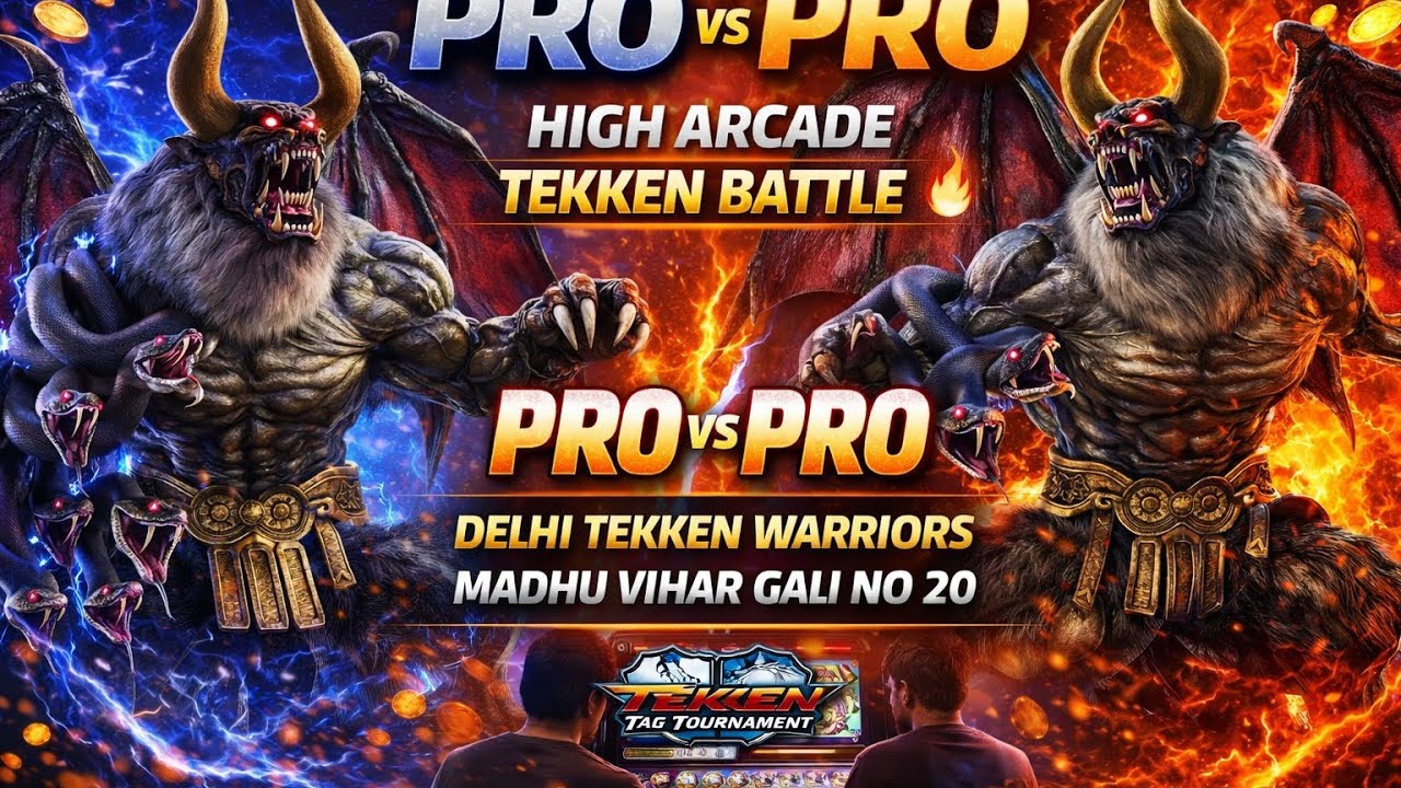 👉 High Level Tekken Tag Tournament India 🔥 Pro Player vs Sahil #viral #reels #gaming 