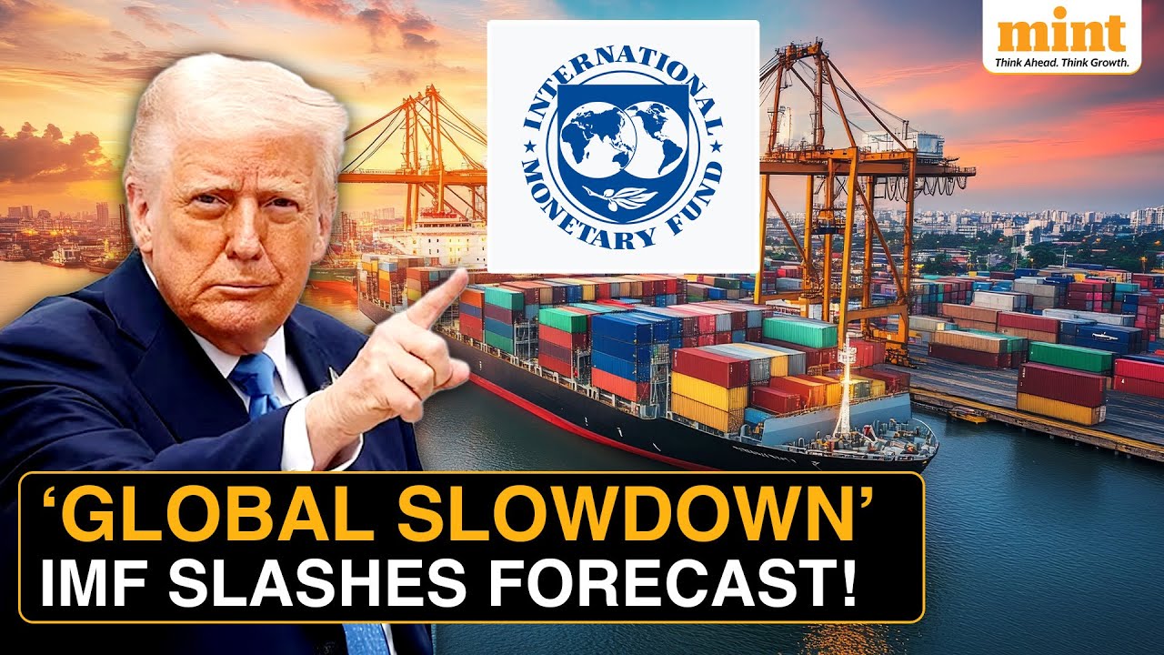 IMF Cuts India’s Growth Forecast | Global Trade In Trouble? | Trade War Impact